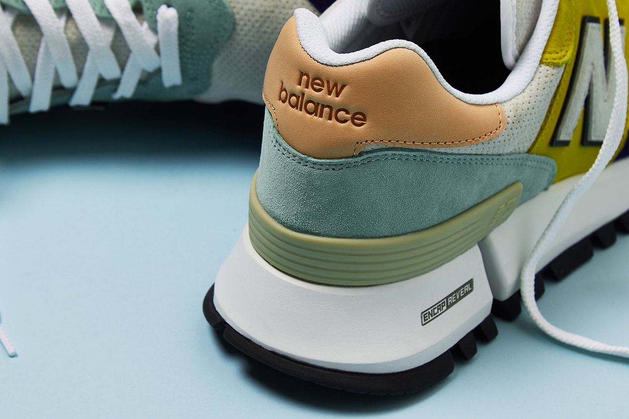 new balance tokyo design studio rc 1300 tf release information oatmeal peach pink mustard yellow marigold blue grey navy suede leather buy cop purchase