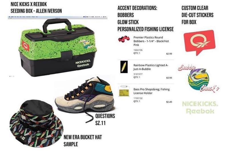 nice kicks reebok question mid bubba chuck allen iverson fishing fisherman release date info photos price