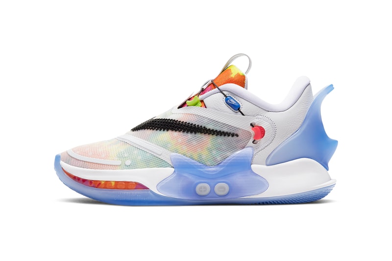 nike adapt bb 2 0 tie dye bq5397 100 white bright crimson release date info photos price