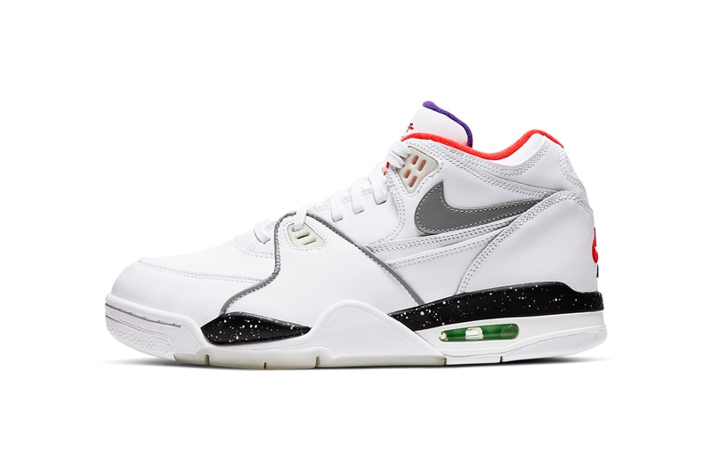 nike sportswear air flight 89 benassi slide planet of hoops pack CW2616 101 white laser red silver green purple black voltage release date info photos price