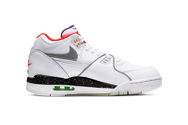 nike sportswear air flight 89 benassi slide planet of hoops pack CW2616 101 white laser red silver green purple black voltage release date info photos price