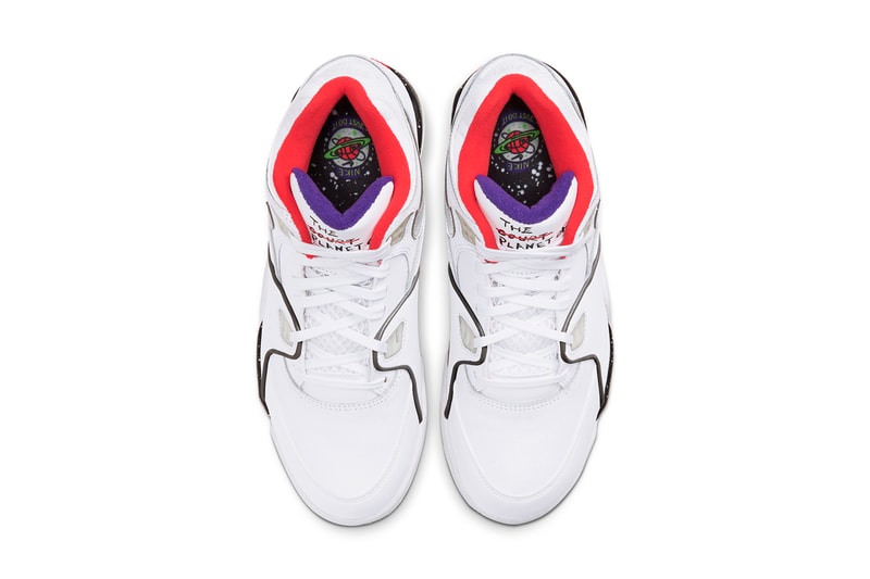 nike sportswear air flight 89 benassi slide planet of hoops pack CW2616 101 white laser red silver green purple black voltage release date info photos price