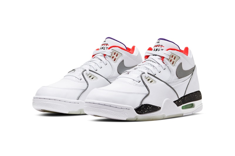 nike sportswear air flight 89 benassi slide planet of hoops pack CW2616 101 white laser red silver green purple black voltage release date info photos price