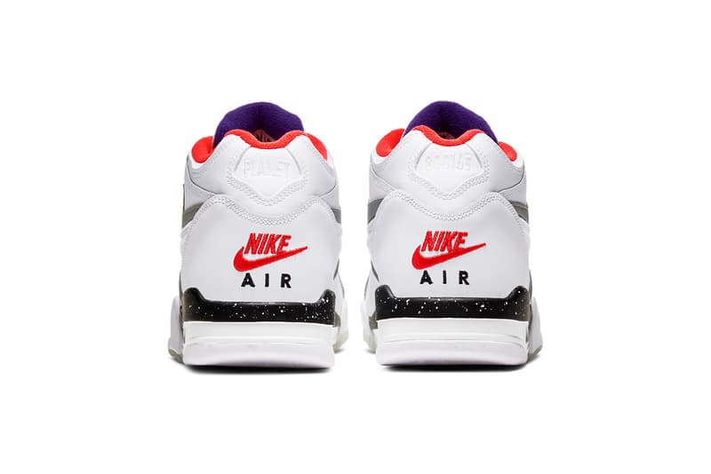 nike sportswear air flight 89 benassi slide planet of hoops pack CW2616 101 white laser red silver green purple black voltage release date info photos price