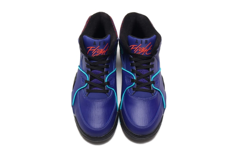 nike air flight 89 regency purple oracle aqua black red cj5390 500 release date info photos price