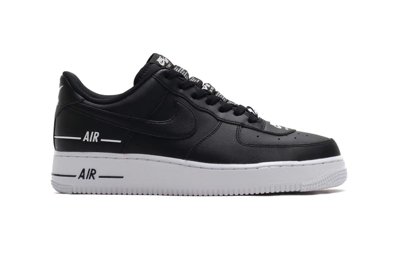 Nike Air Force 1 07 LV8 3 Black White menswear streetwear spring summer 2020 collection footwear shoes sneakers trainers runners swoosh kicks cj1379 001 af1