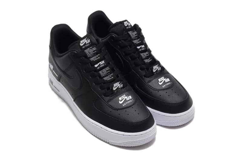 Nike Air Force 1 07 Lv8 3 Black White Hypebeast Nike Air Force 1 07 Lv8 3 Black White Hypebeast