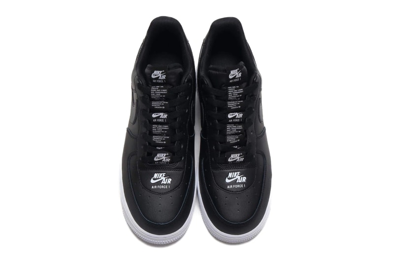 Nike Air Force 1 07 LV8 3 Black White menswear streetwear spring summer 2020 collection footwear shoes sneakers trainers runners swoosh kicks cj1379 001 af1