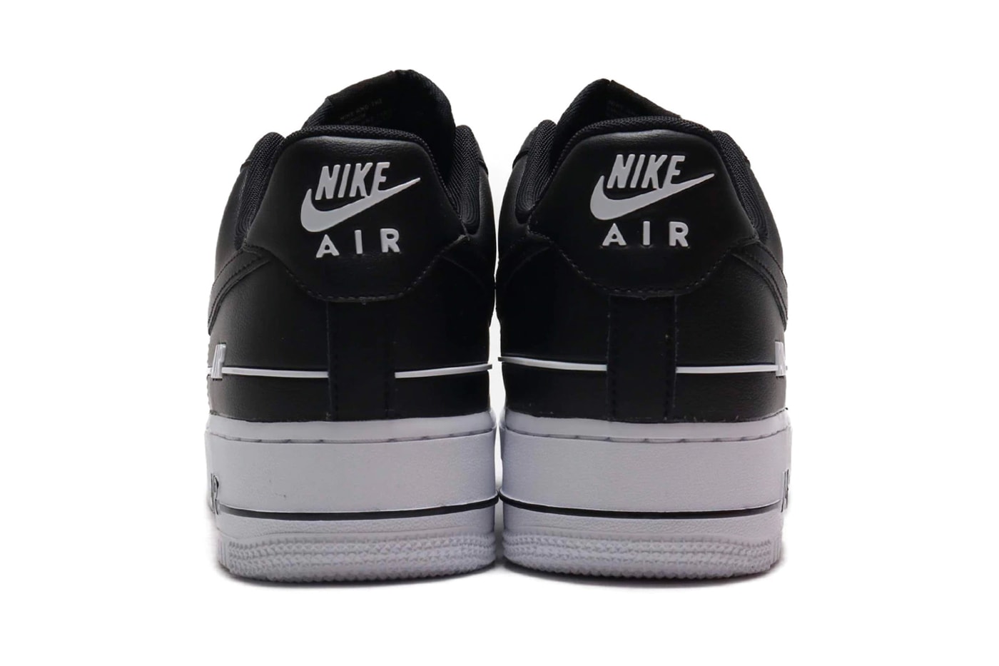 Nike Air Force 1 07 LV8 3 Black White menswear streetwear spring summer 2020 collection footwear shoes sneakers trainers runners swoosh kicks cj1379 001 af1