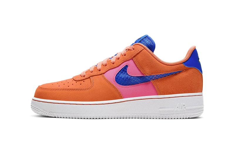 Nike Air Force 1 ’07 LV8 "Orange Trance" Release Info Color: Orange Trance/Lotus Pink/White/Pacific Blue Style Code: CW7300-800 low drop date price details 