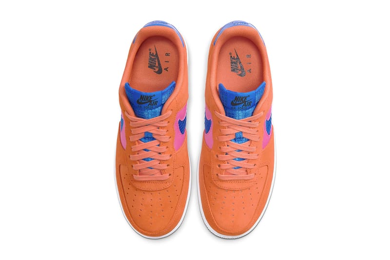air force 1 orange and blue