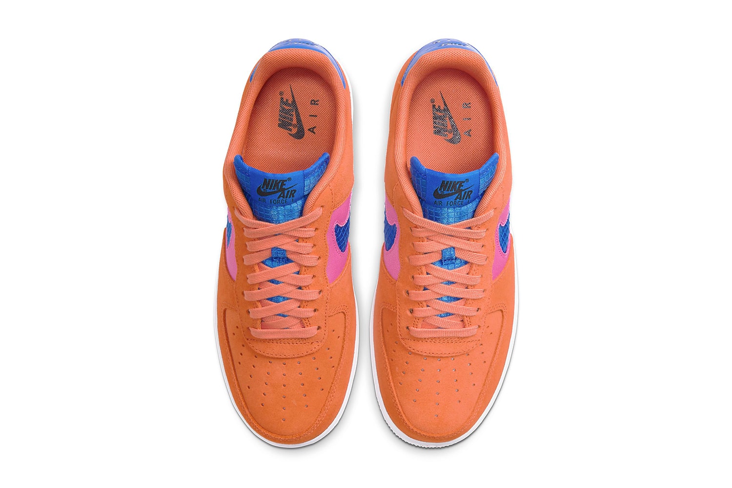Nike Air Force 1 ’07 LV8 "Orange Trance" Release Info Color: Orange Trance/Lotus Pink/White/Pacific Blue Style Code: CW7300-800 low drop date price details 