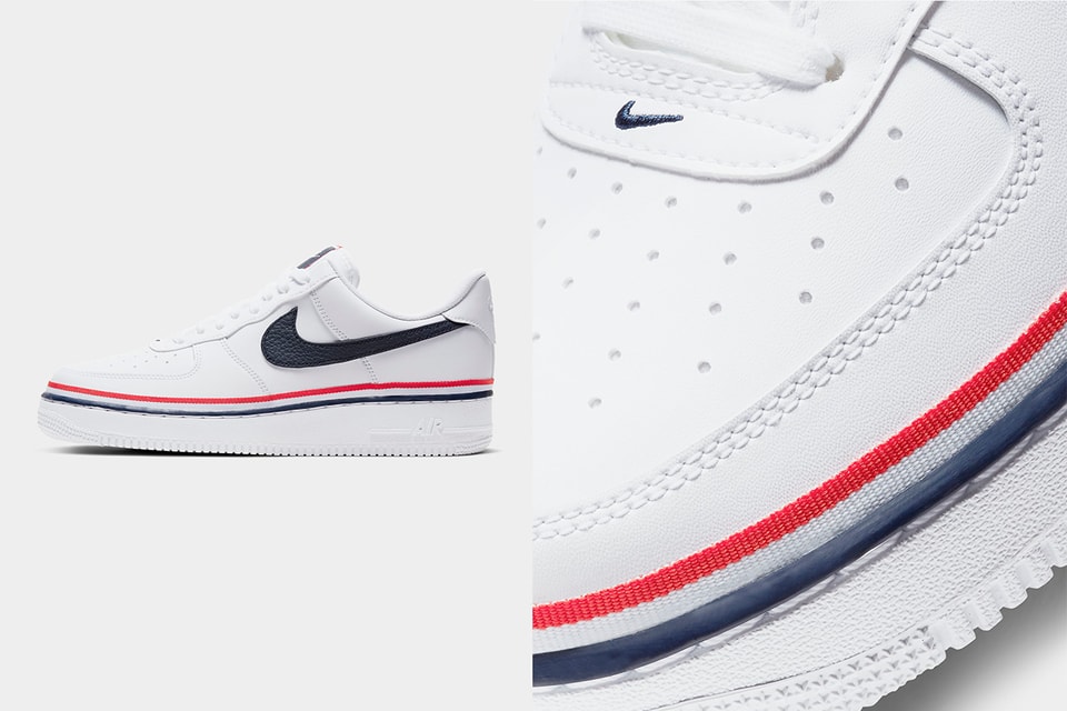 Nike Air Force 1 '07 LV8 White/ Red/Obsidian, Drops