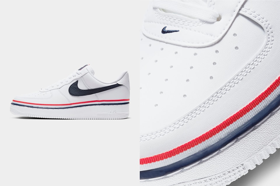 Nike Drops Preppy Tricolor-Striped Air Force 1 '07 LV8