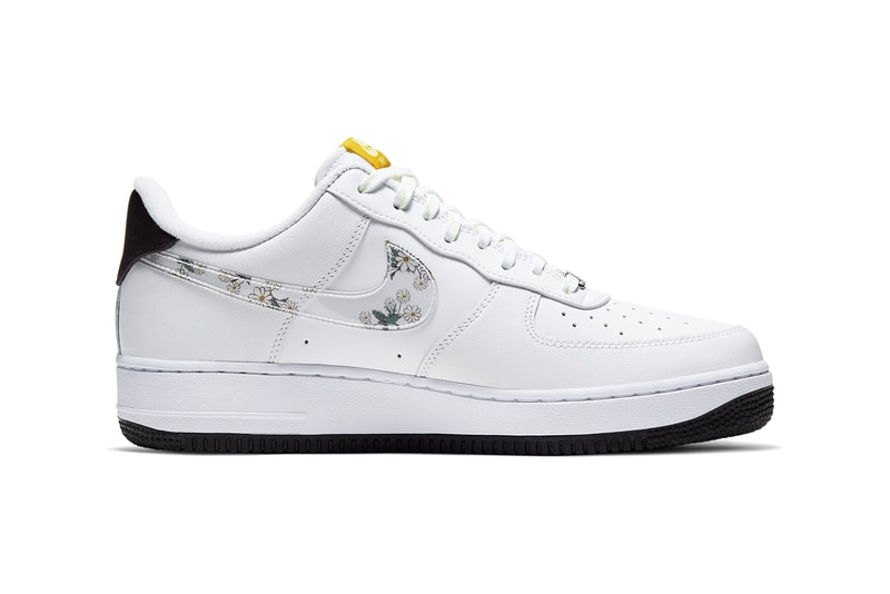 Nike Air Force 1 07 LV8 Floral flower white speed yellow pale ivory black CW5571 100 release date info photos price