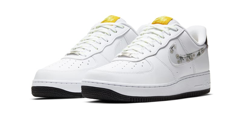 nike air force 1 white flowers