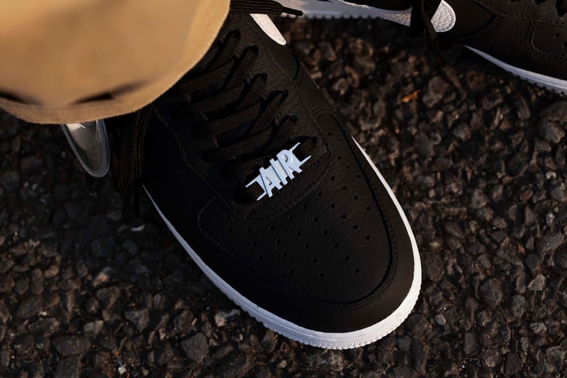 Nike Air Force 1 '07 Premium "Zip Swoosh" Release Information First Look Removable Switch Customize Change Tick AF1 Black White Red White Neon Yellow Iridescent 