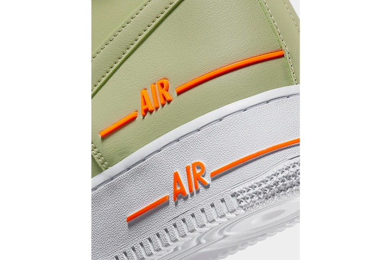 nike air force 1 high 07 lv8 3 olive aura total orange CJ1385 300 release date info photos price