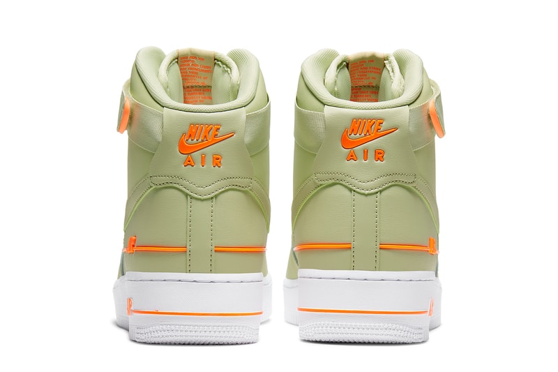 nike air force 1 high 07 lv8 3 olive aura total orange CJ1385 300 release date info photos price