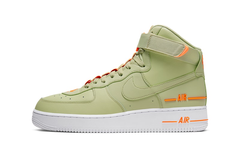 nike air force 1 high 07 lv8 3 olive aura total orange CJ1385 300 release date info photos price