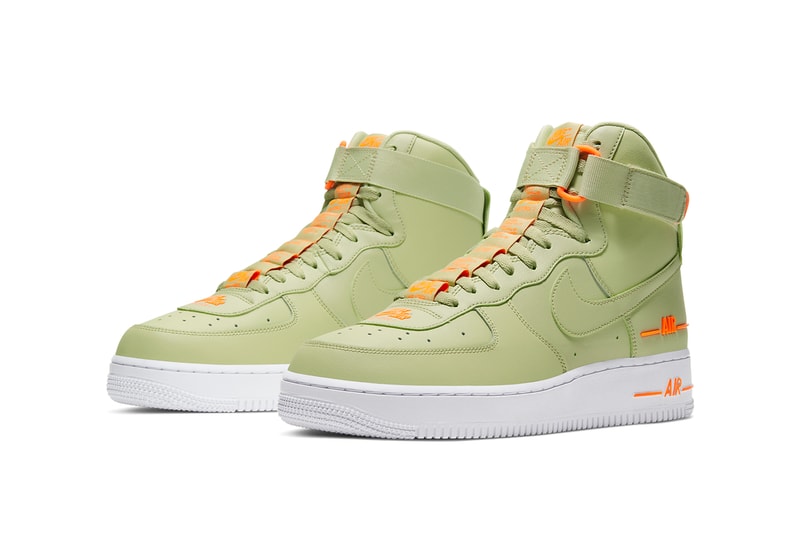 nike air force 1 high 07 lv8 3 olive aura total orange CJ1385 300 release date info photos price