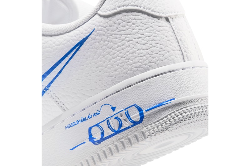 nike air force 1 low sketch white racer blue CW7581 100 release date info photos price