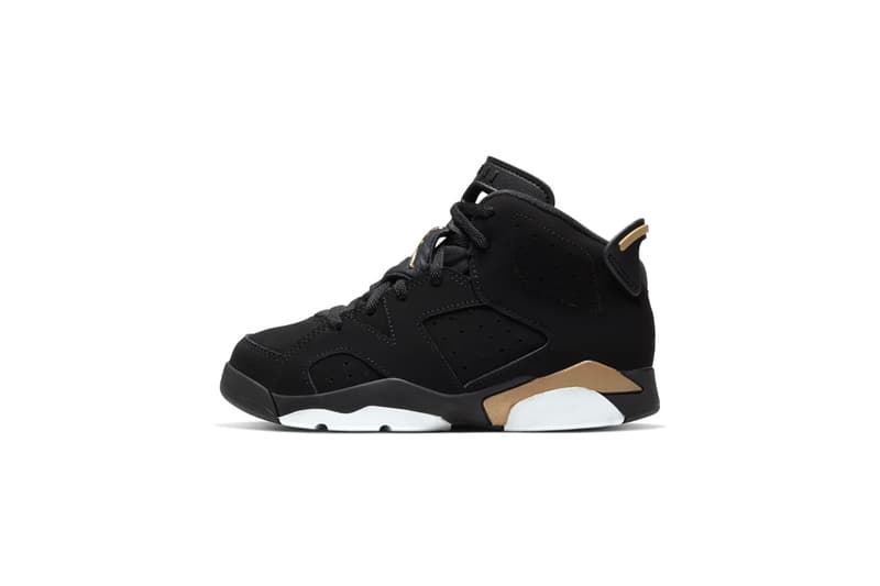 Nike Air Jordan 6 "DMP" Defining Moments Pack 2020 Release Information Official Drop Date Closer Look Black Icy Sole Unit Gold Details Michael Jordan Basketball Limited Edition Sneaker Footwear