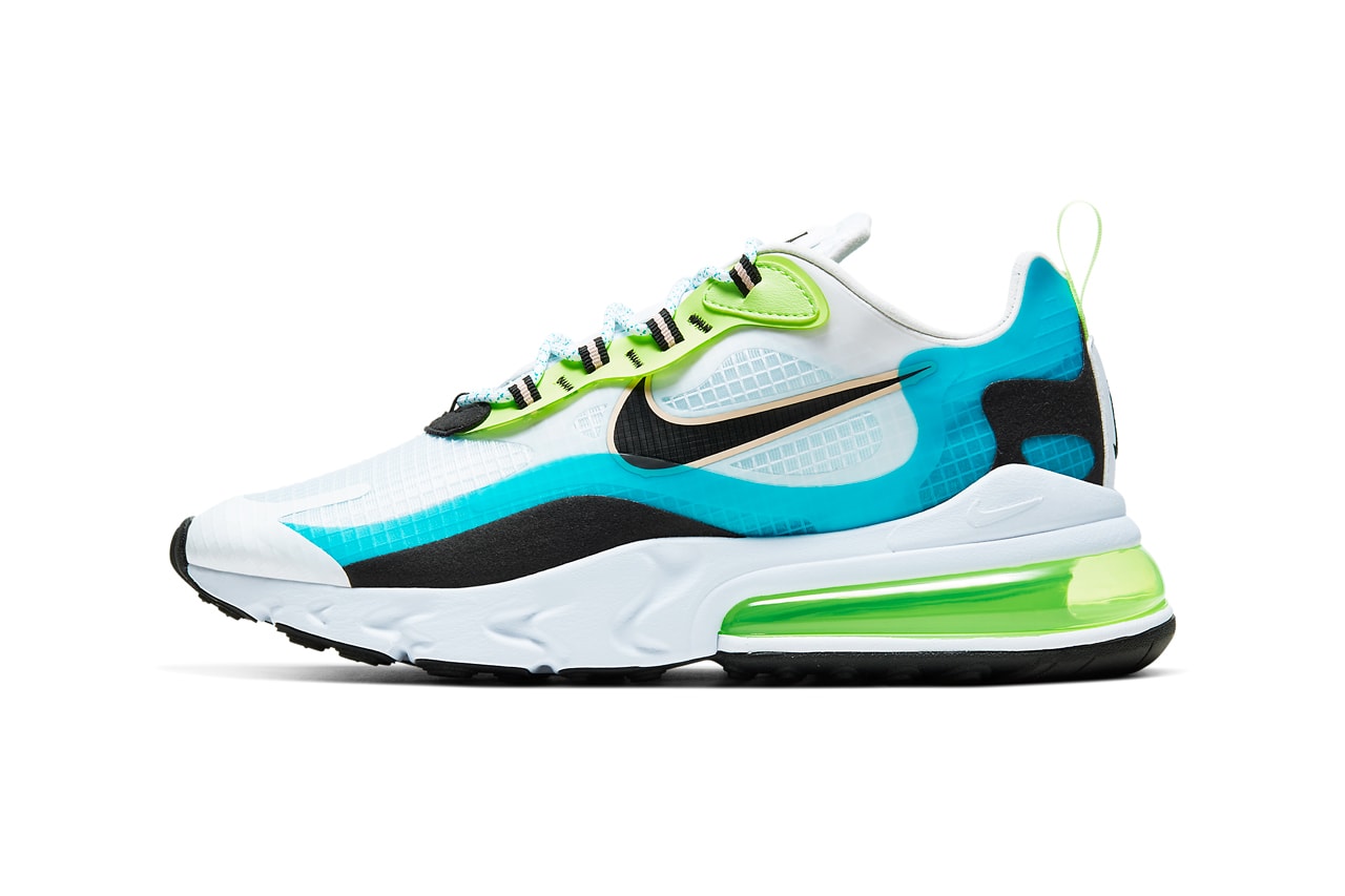 nike air max 270 react se oracle aqua ghost green washed coral black white CT1265 300 release date info photos price