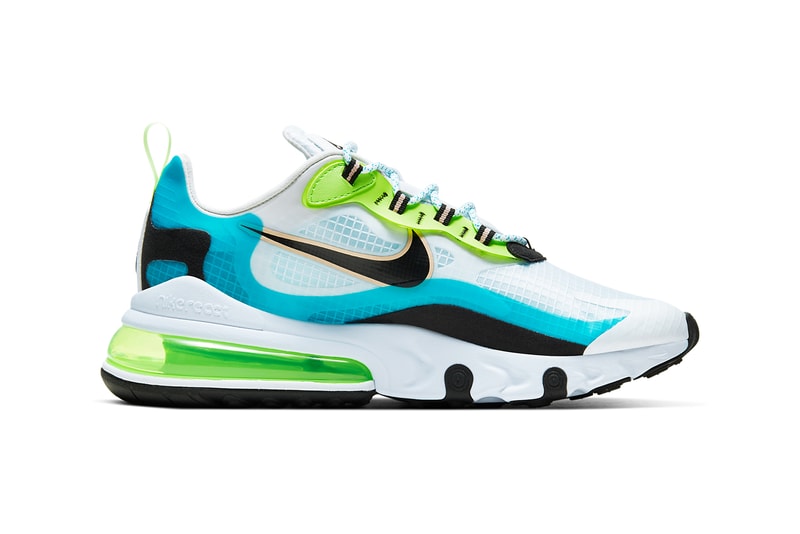 nike air max 270 react se oracle aqua ghost green washed coral black white CT1265 300 release date info photos price