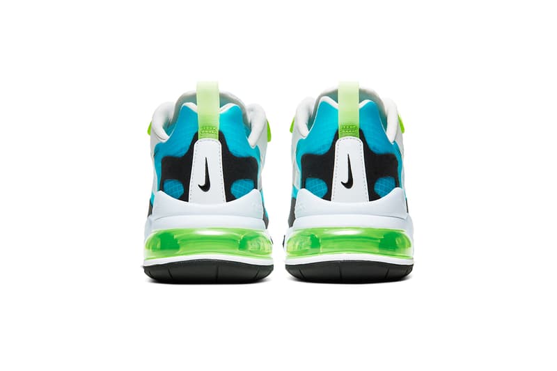 nike air max 270 react se oracle aqua ghost green washed coral black white CT1265 300 release date info photos price