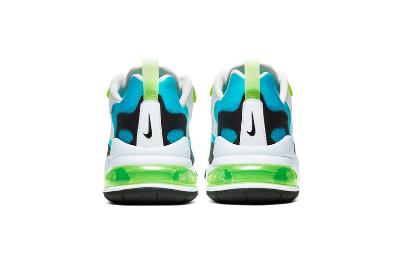 nike air max 270 react se oracle aqua ghost green washed coral black white CT1265 300 release date info photos price