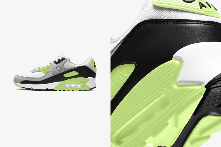 Nike Air Max 90 Gets Hit With Murky Light-Green Accents