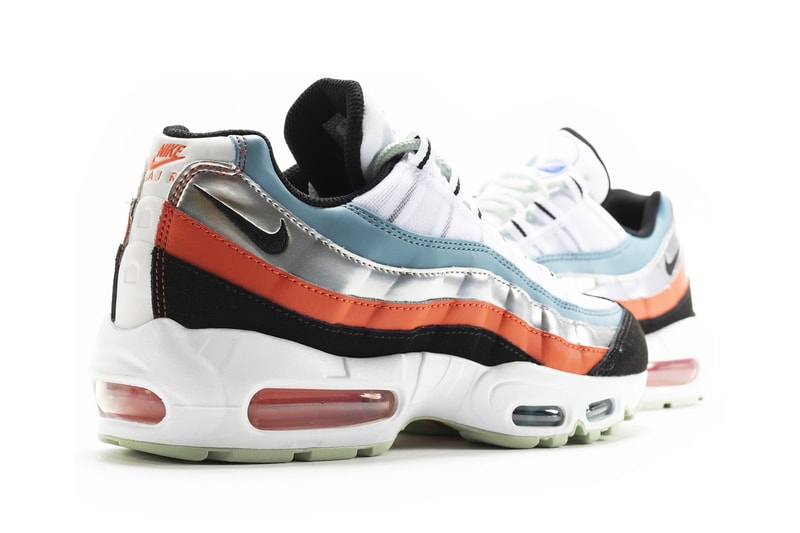 nike sportswear air max 95 alien release date info photos price CW5451 100 white black cerulean magic ember release date info photos price 