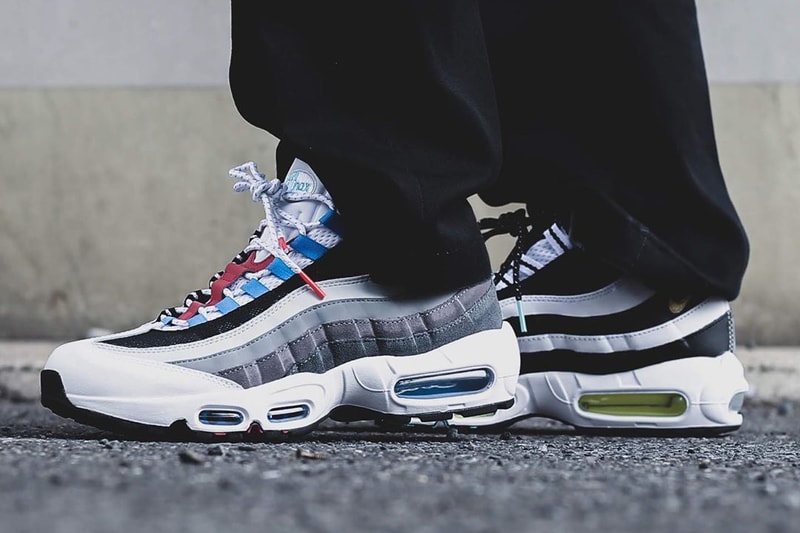NIKE AIR MAX 95 GREEDY  CJ0589-001 mismatch colorway release info drop date price details snkrs japan atmos tokyo 