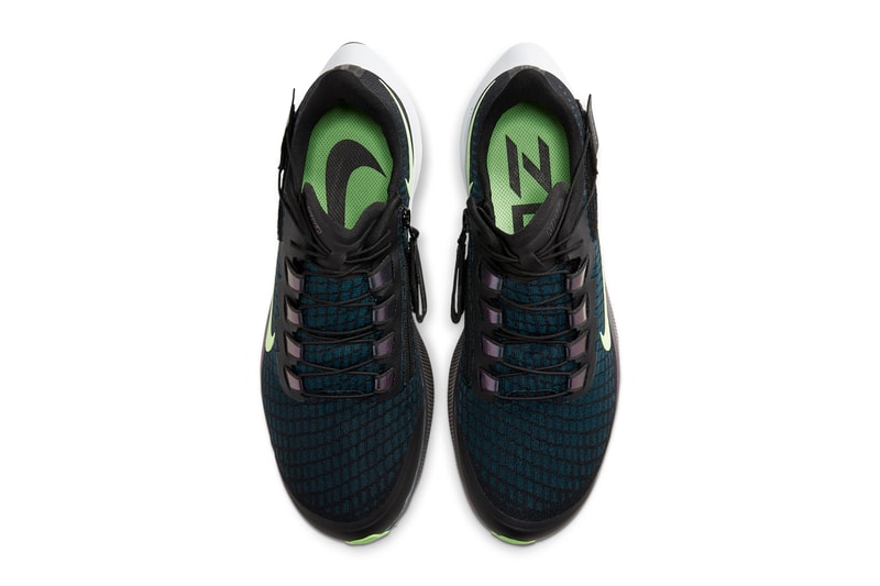 nike air zoom pegasus 37 flyease CK8474 001 black valerian blue spruce aura ghost green white release date info photos price