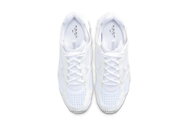 nike air zoom spiridon cage 2 triple white CJ1288 100 release date info photos price