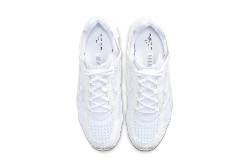 nike air zoom spiridon cage 2 triple white CJ1288 100 release date info photos price