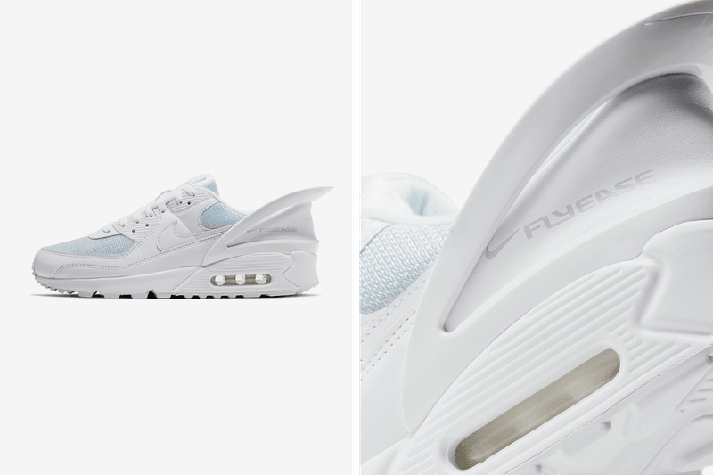 The Nike Air Max 90 FlyEase Gets a Pristine "Triple White" Makeover