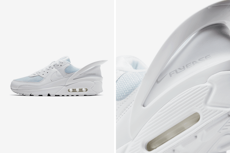 The Nike Air Max 90 FlyEase Gets a Pristine "Triple White" Makeover
