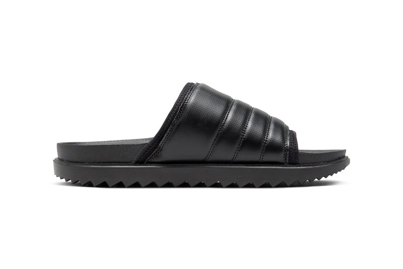 nike asuna slide sandal black white anthracite university red release date info photos price