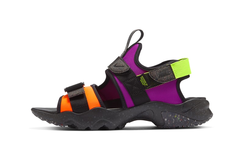 Nike Canyon sandal Multi Color CW6210 074 black concord purple orange green spark volt blue release date info photos price
