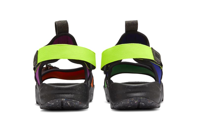 Nike Canyon sandal Multi Color CW6210 074 black concord purple orange green spark volt blue release date info photos price