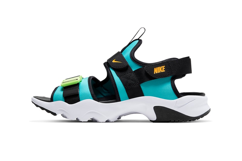 nike canyon sandal acg oracle aqua black white ghost green CW9704 001 002 300 release date info photos price