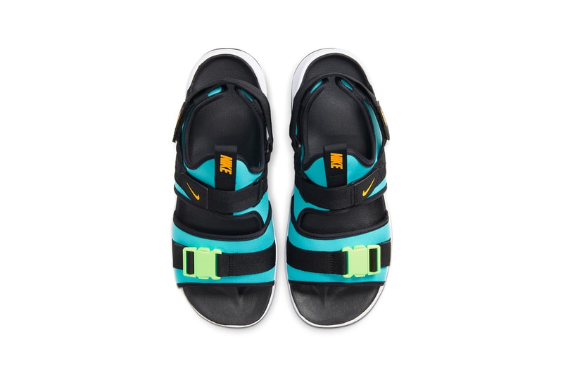 nike canyon sandal acg oracle aqua black white ghost green CW9704 001 002 300 release date info photos price