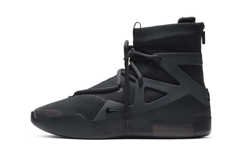 Nike Air Fear of God 1 Triple Black Official Look Release Info AR4237-005 Jerry Lorenzo