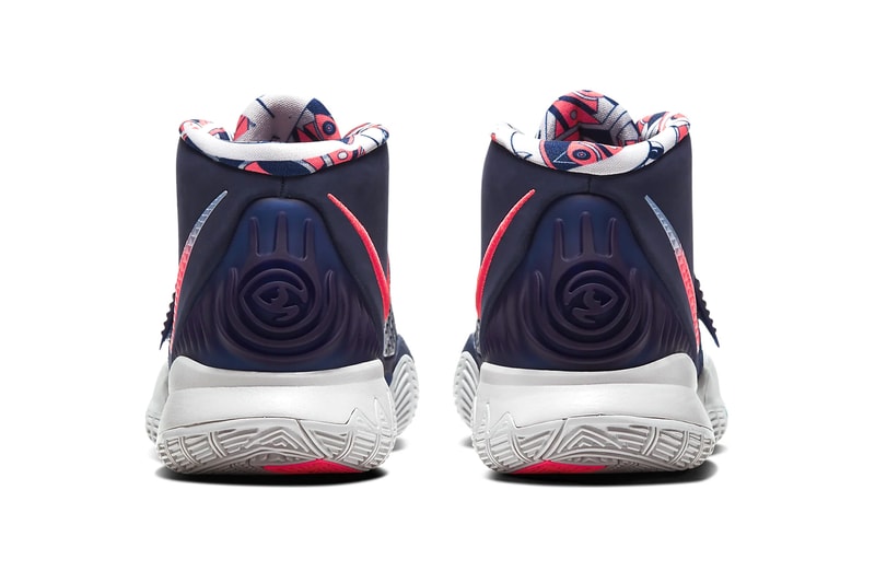 Nike Kyrie 6 Midnight Navy Psychic Blue Laser Crimson Release Info BQ4631-402 playing cards nba national basketball association kyrie irving brooklyn nets