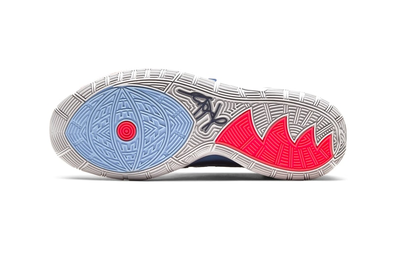 Nike Kyrie 6 Midnight Navy Psychic Blue Laser Crimson Release Info BQ4631-402 playing cards nba national basketball association kyrie irving brooklyn nets