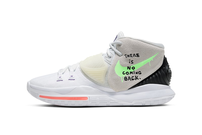 nike kyrie 6 planet of hoops there is no coming back basketball irving photon dust green strike BQ4631 005 release date info photos price