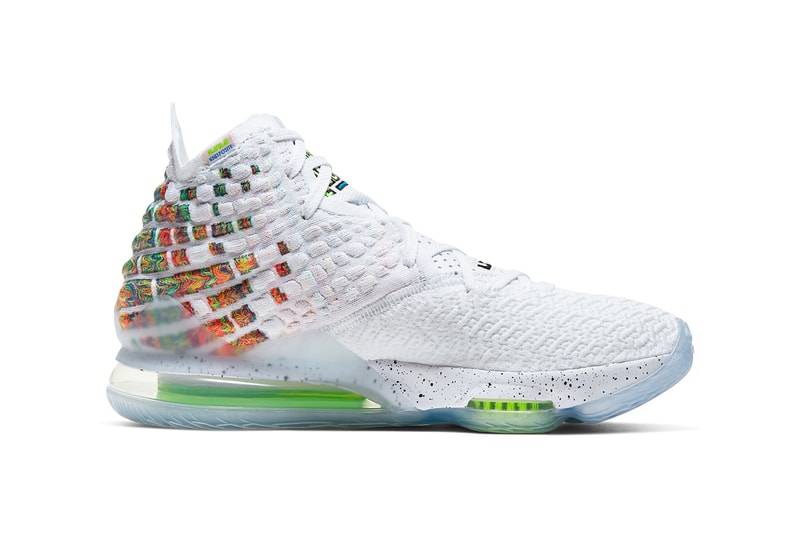 nike basketball lebron james 17 command force BQ3177 100 white multicolor black command force BQ3177 100 cant jump billy hoyle release date info photos price