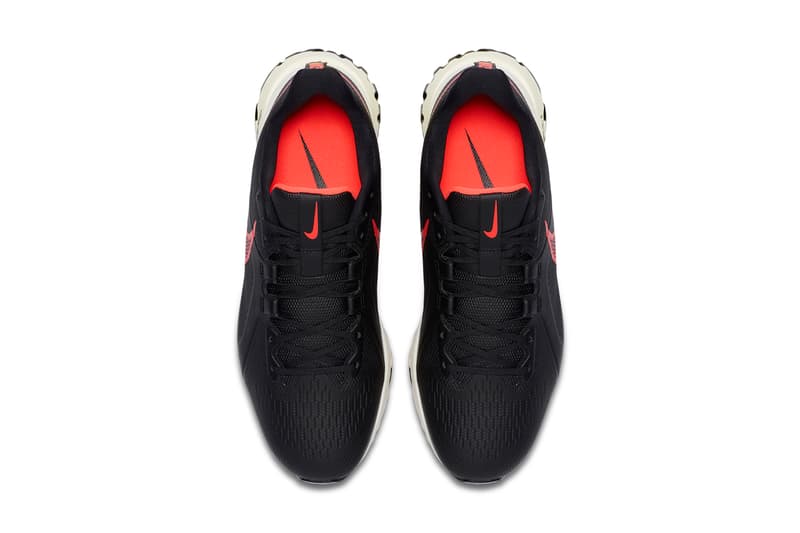 Nike Infinity React Golf Shoe black flash sail crimson CT6620 002 menswear streetwear shoes sneakers kicks trainers runners spring summer 2020 collection swoosh footwear 